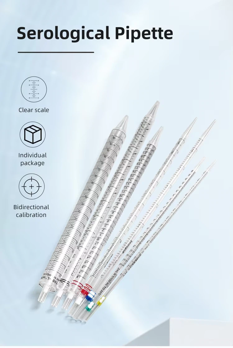 Individually Wrapped Sterile Serological Pipette Supplier